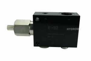 PILOT ASSISTED OVERCENTRE VALVE