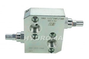 PRESSURE RELIEF VALVE - DUAL CROSS OVER, DIRECT ACTING