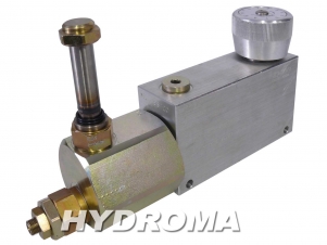 FLOW REGULATOR - THREE-WAY  WITH PRESSURE RELIEF VALVES