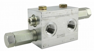 PRESSURE RELIEF VALVE - DUAL CROSS OVER, DIRECT ACTING, ANTI-CAVITATION